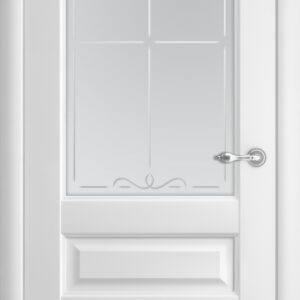 Ermitaj-2 alba cu sticla